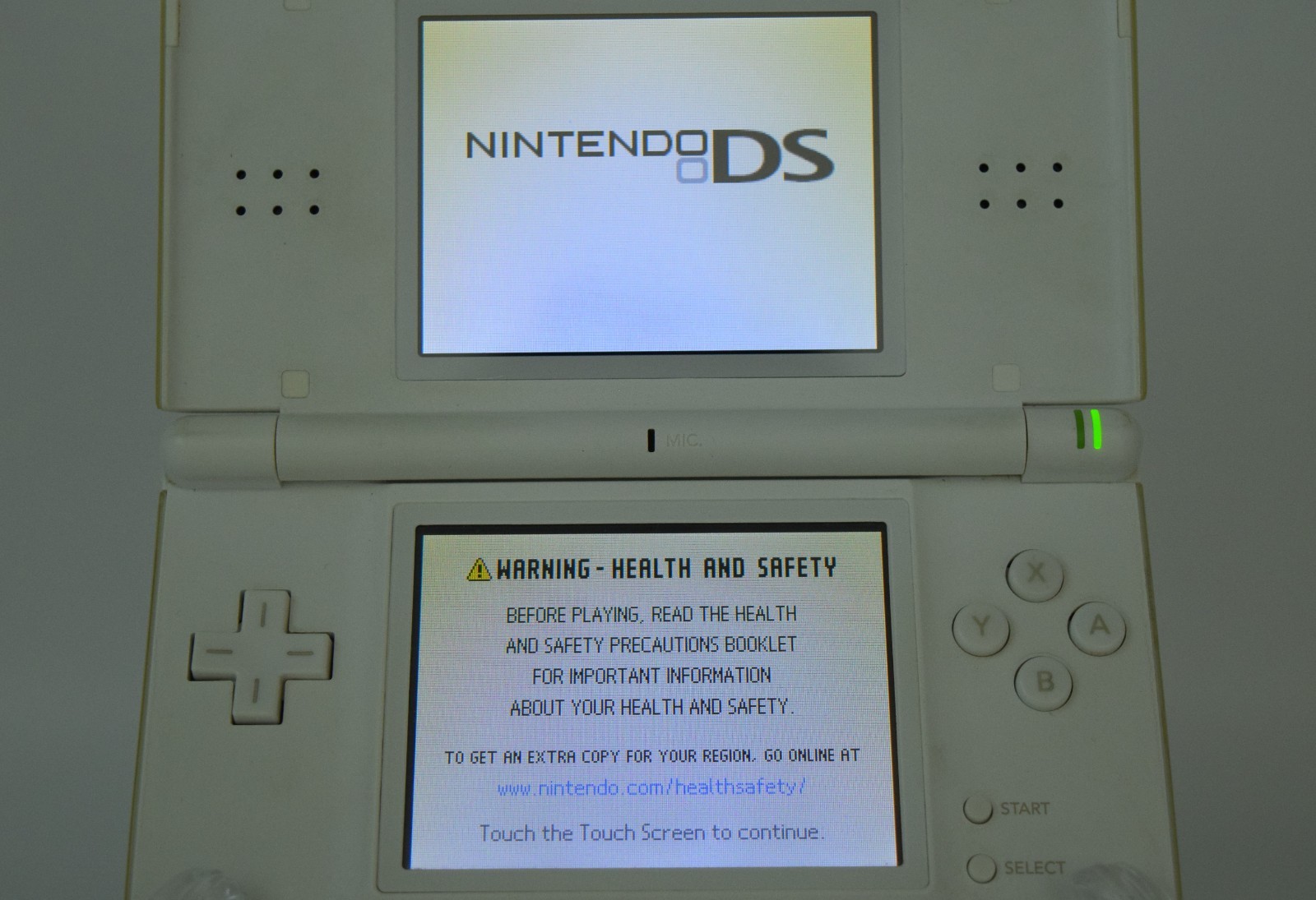 Nintendo DS Lite Crystal White Console | Tested Working Good Region Free Japan