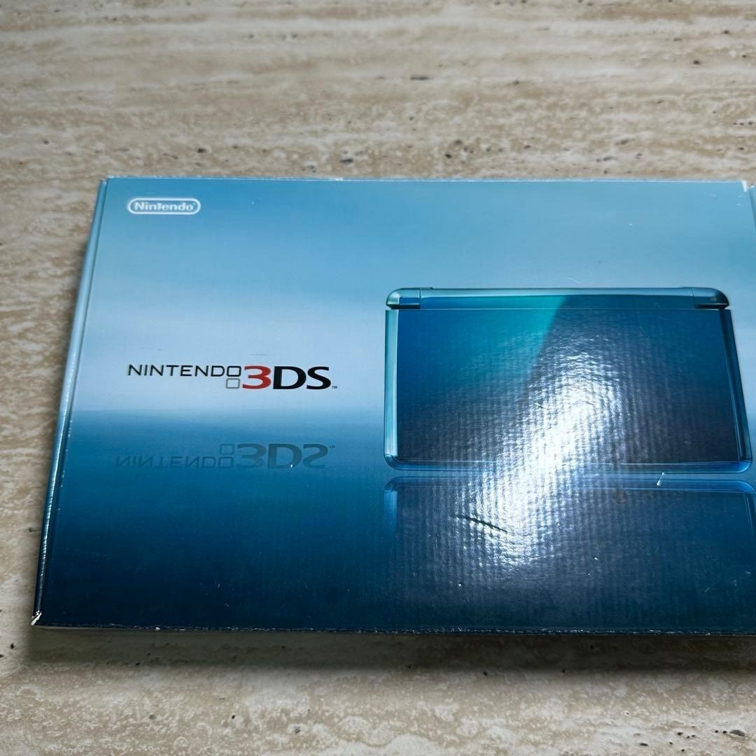 Nintendo 3DS Aqua Blue Console Boxed Complete Set 6572