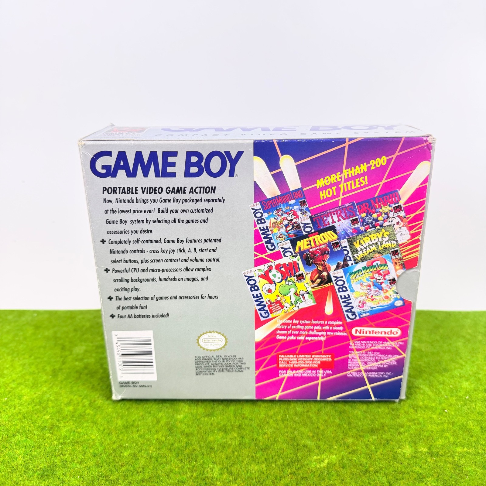 NINTENDO GAME BOY DMG-01 CONSOLE 💎 WITH BOXED MANUALS GREAT TESTED 🎁