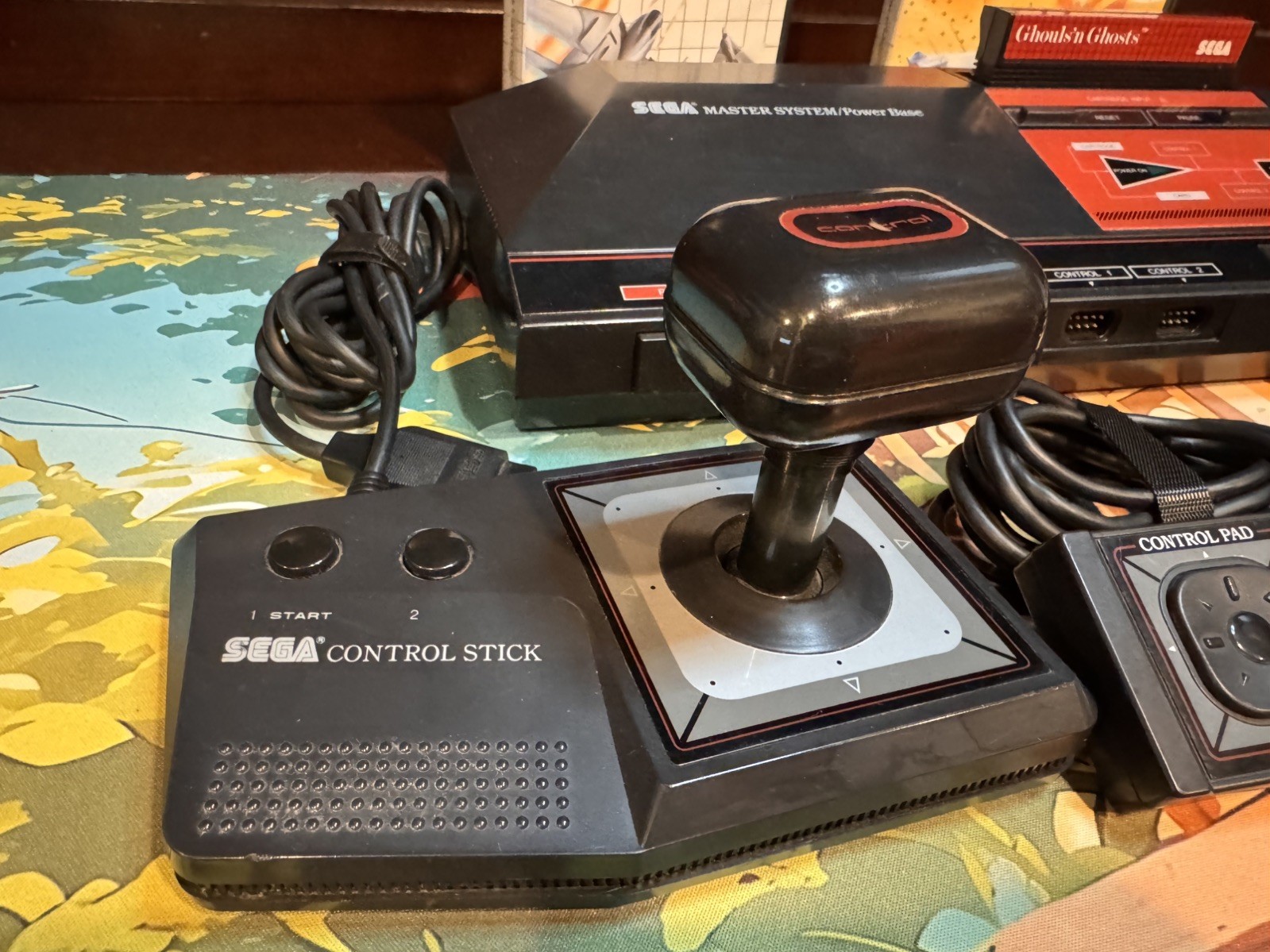 SEGA Master System Console Bundle With Ghouls’n Ghosts OEM TESTED WORKING