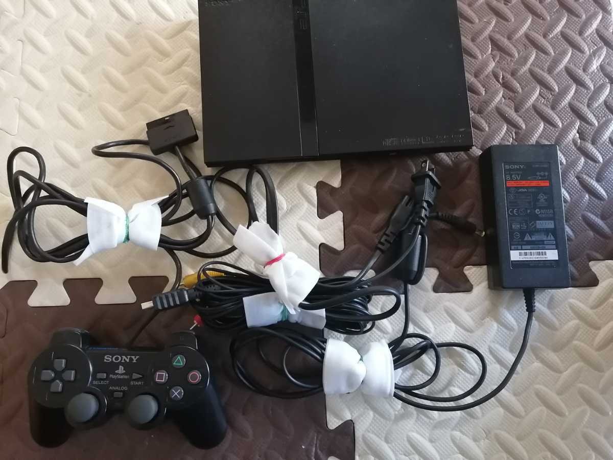 Sony PS2 SCPH-70000 Slim Console Tested Black Seal Intact No Scratches Japan