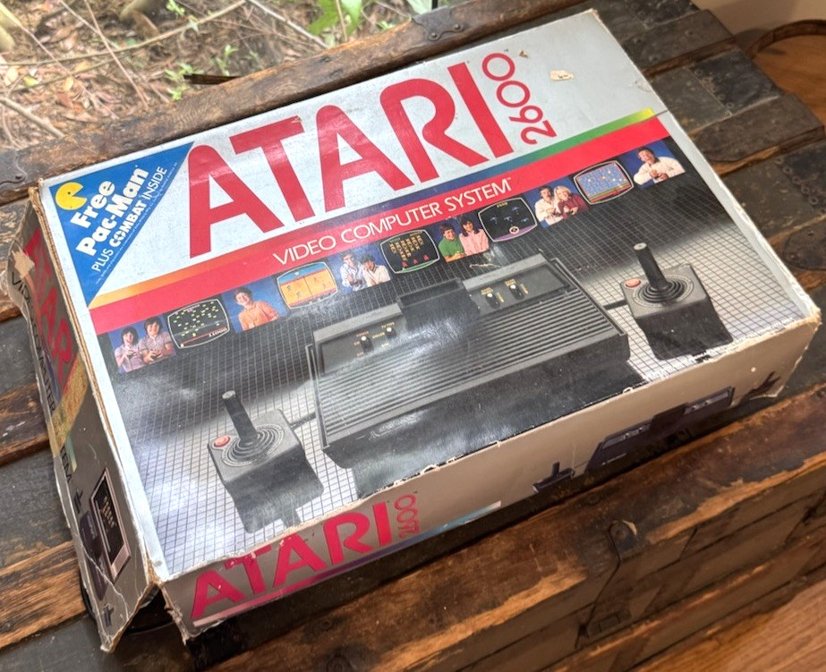 Vintage Original Package Atari 2600 Dark Vader Limited Edition Console