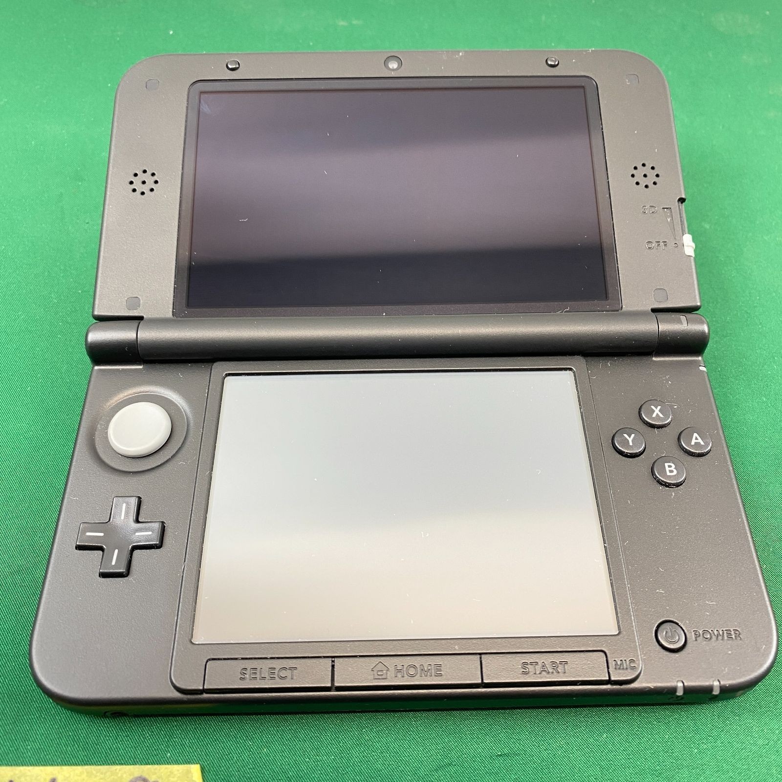 ◇KA008 Nintendo 3DS LL Console – Black SPR-001 Complete Set Japan Tested Work