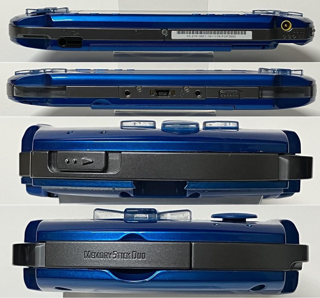Sony PSP-3000 Vibrant Blue Console Tested Working Region Free Boxed