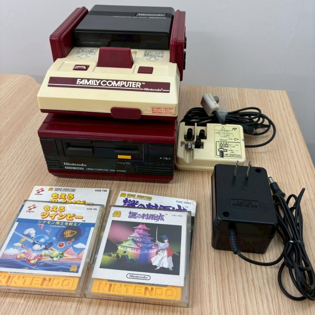 Nintendo Family Computer Disk System Includes game software from Japan