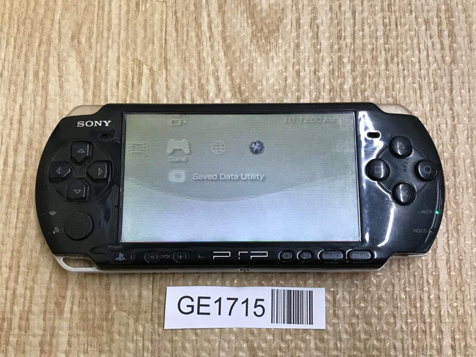 PSP-3000 PIANO BLACK Console Japan – With Defects GE1715