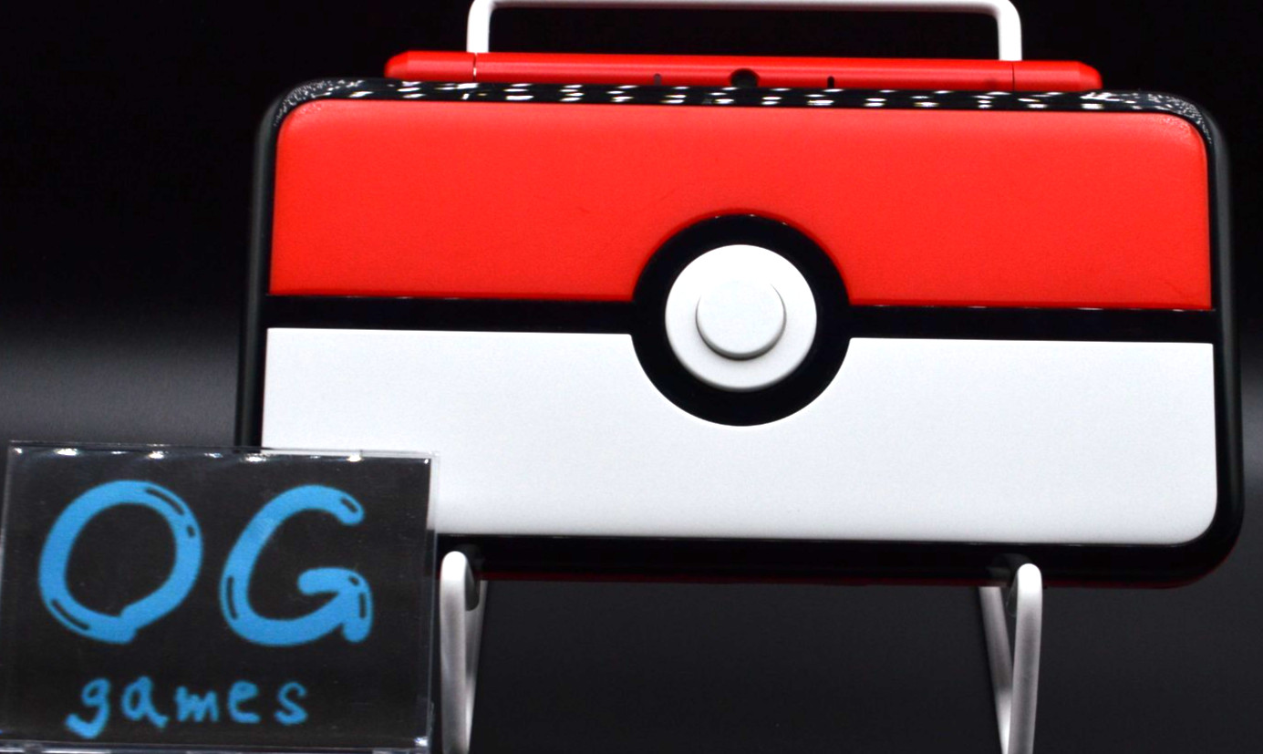 [REGION FREE]Nintendo new 2DS LL XL Monster ball Console Only Used RANK A/B