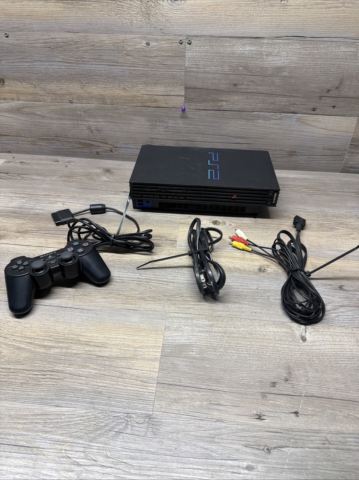 Sony PlayStation 2 FAT Console SCPH-39001 Controller, Cords, Tested READ !!!!!!!