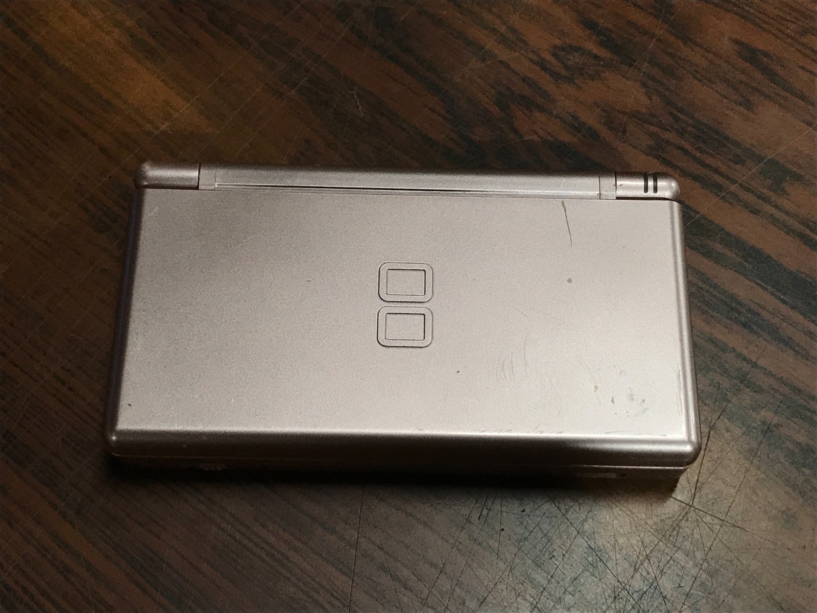 Nintendo DS Lite Handheld Game Console Metallic Rose USG-001 Tested Japan D19