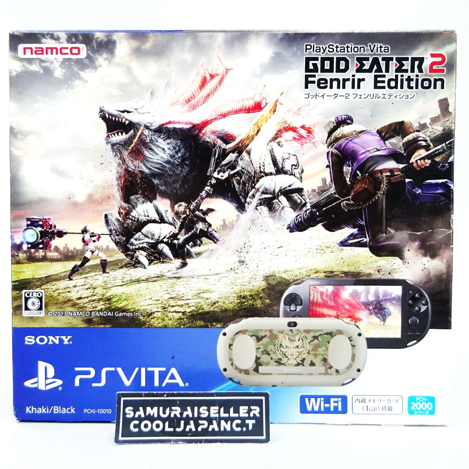 Sony PlayStation Vita PCHJ-10010 GOD EATER 2 Fenrir Edition Console Japan NEW