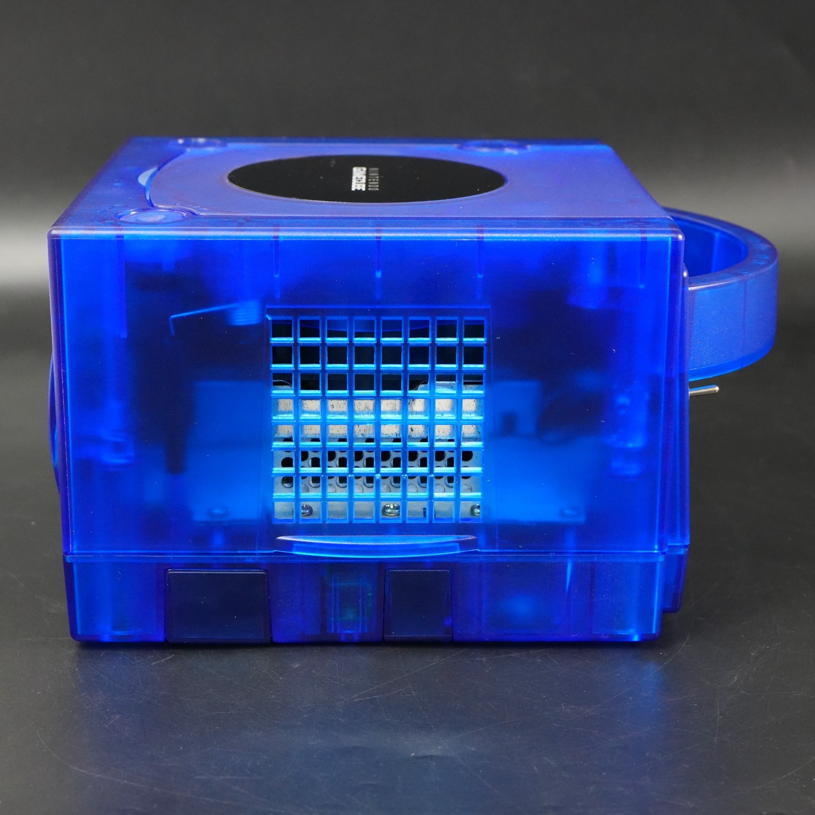 Nintendo GameCube Replacement Clear Blue Shell Console NTSC U-C/J Region Switch