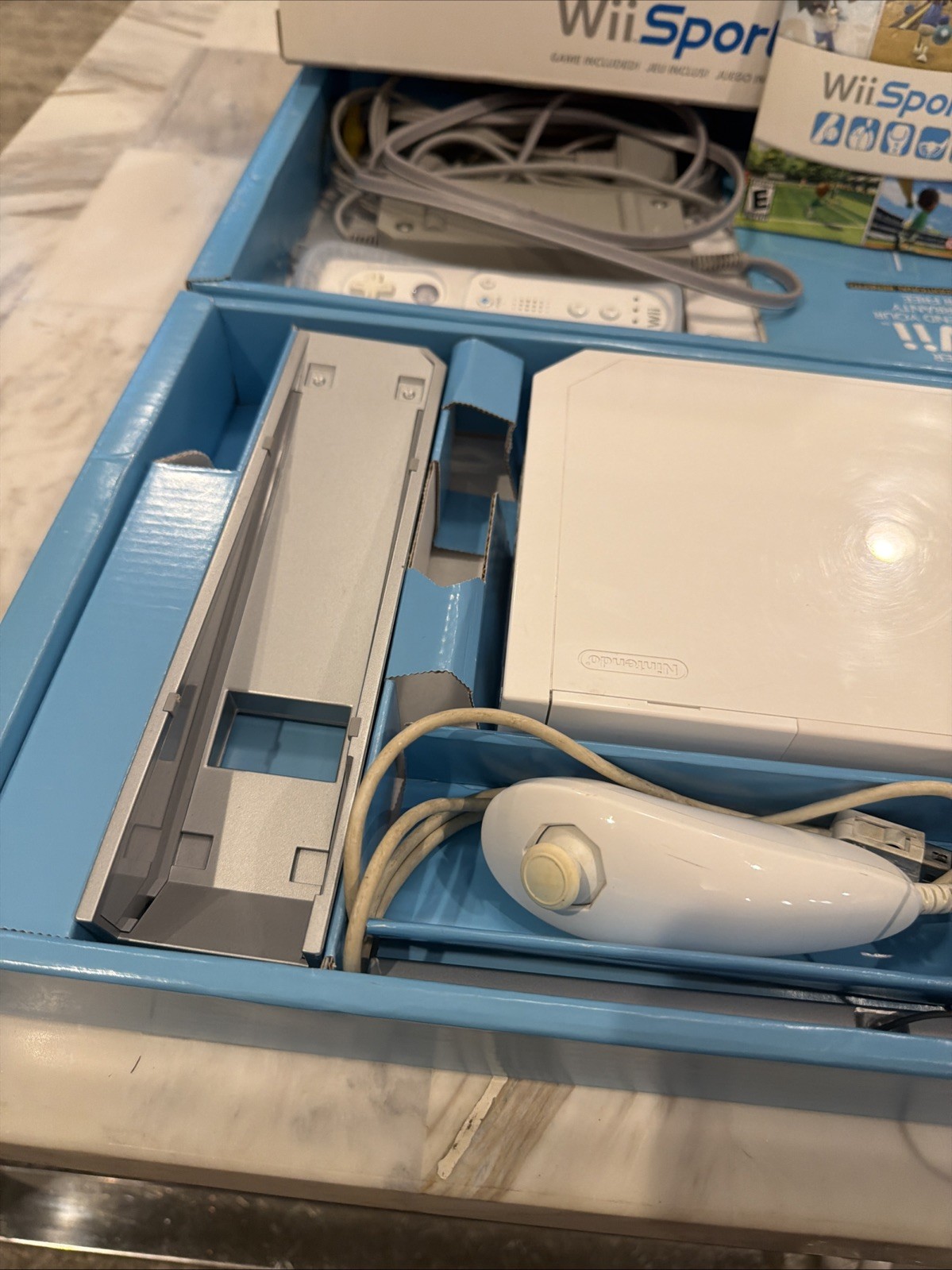 Nintendo Wii Console CIB GameCube Compatible Wii Sports Game Tested Complete