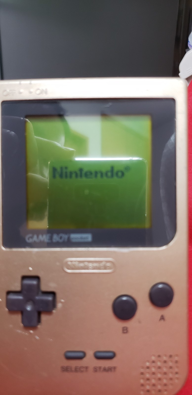 Nintendo GAMEBOY Pocket Hand Console Gold Authentic Tested Working GB