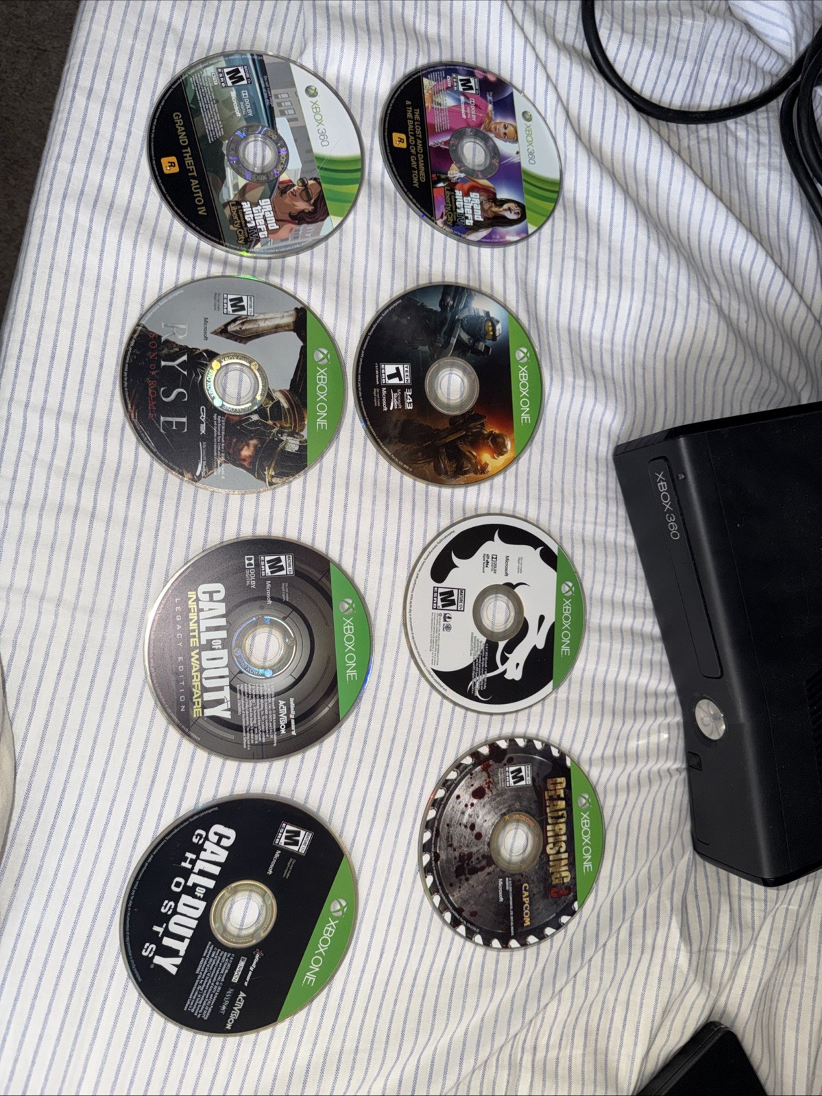 Microsoft Xbox 360 E 4GB Home Console Only – Black Untested Read Description