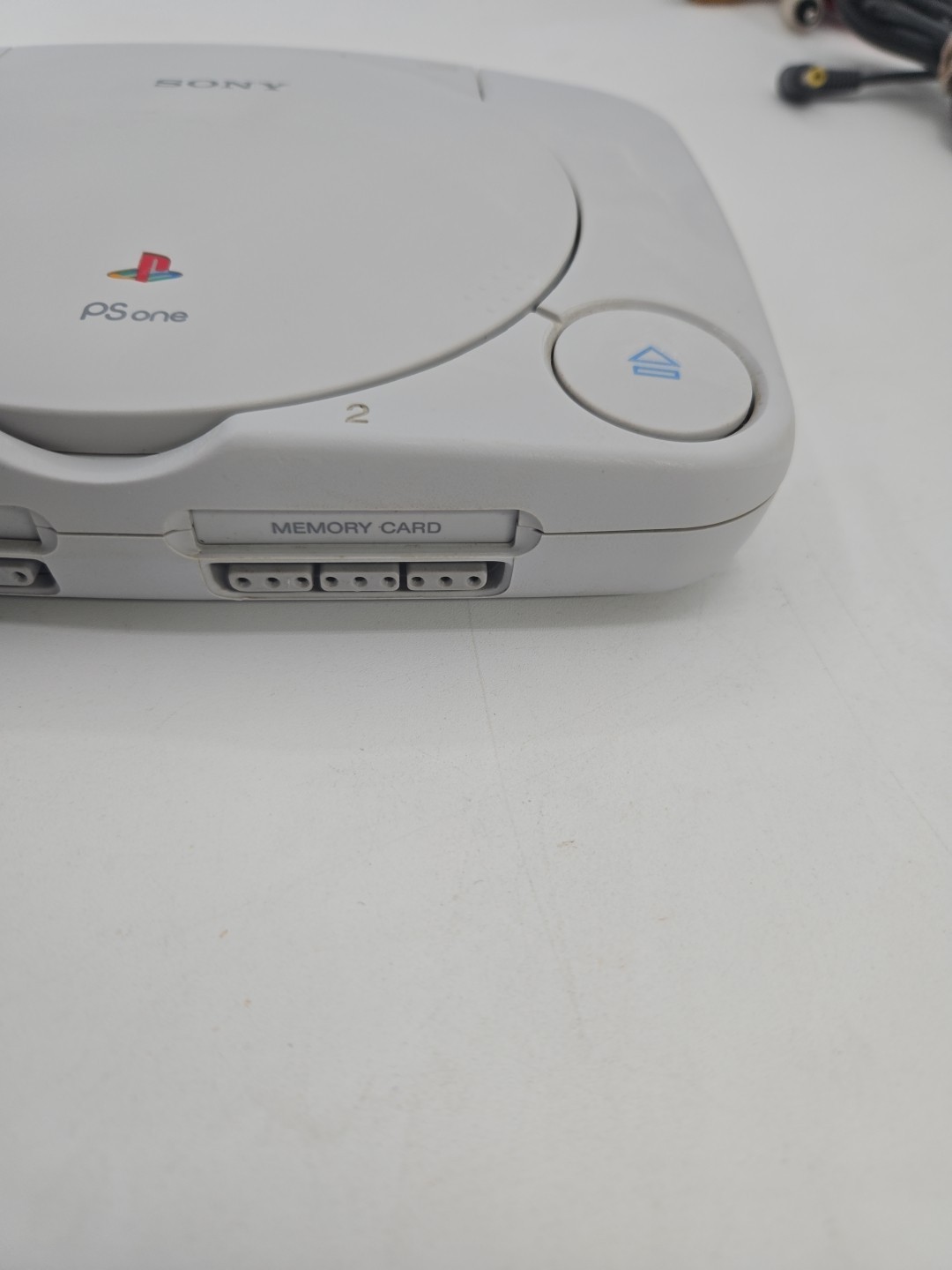 Sony PS One Console Bundle Controller Cables Memory Card Tested Game