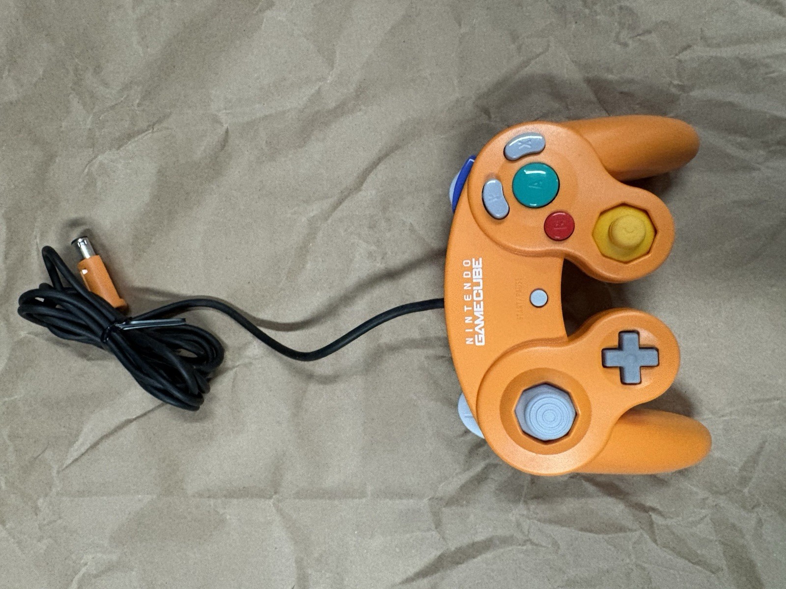 Nintendo GameCube Orange Console NTSC-J Japan with Controller, AV Cable, Box