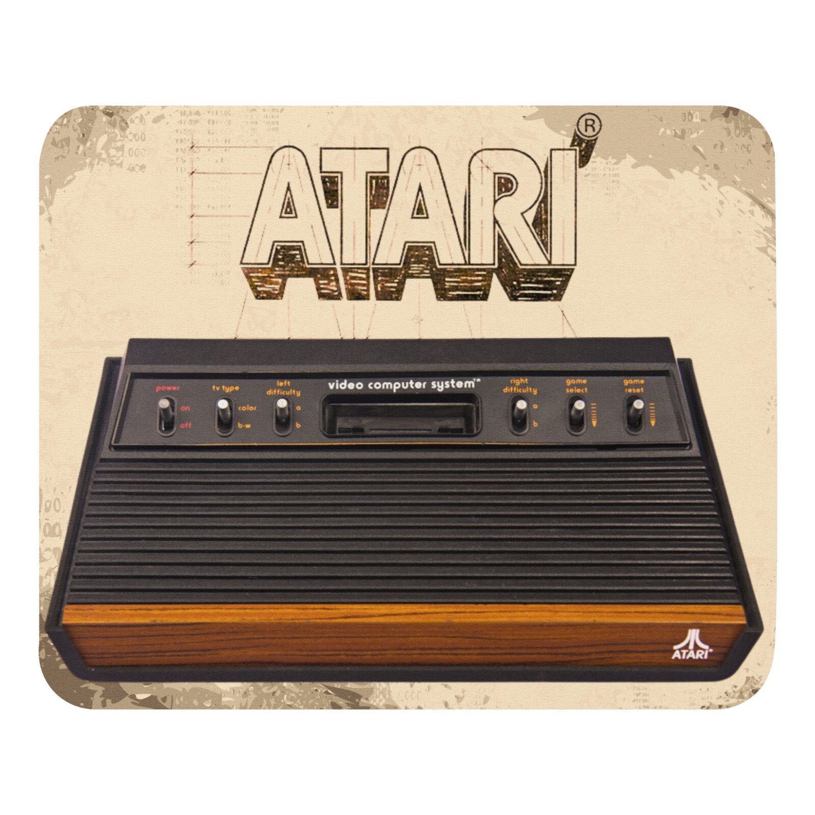 Atari 2600 -Atari Video Computer-VCS- Mouse Pad NEW 9.5″ x 7.75″ Non Slip Gaming