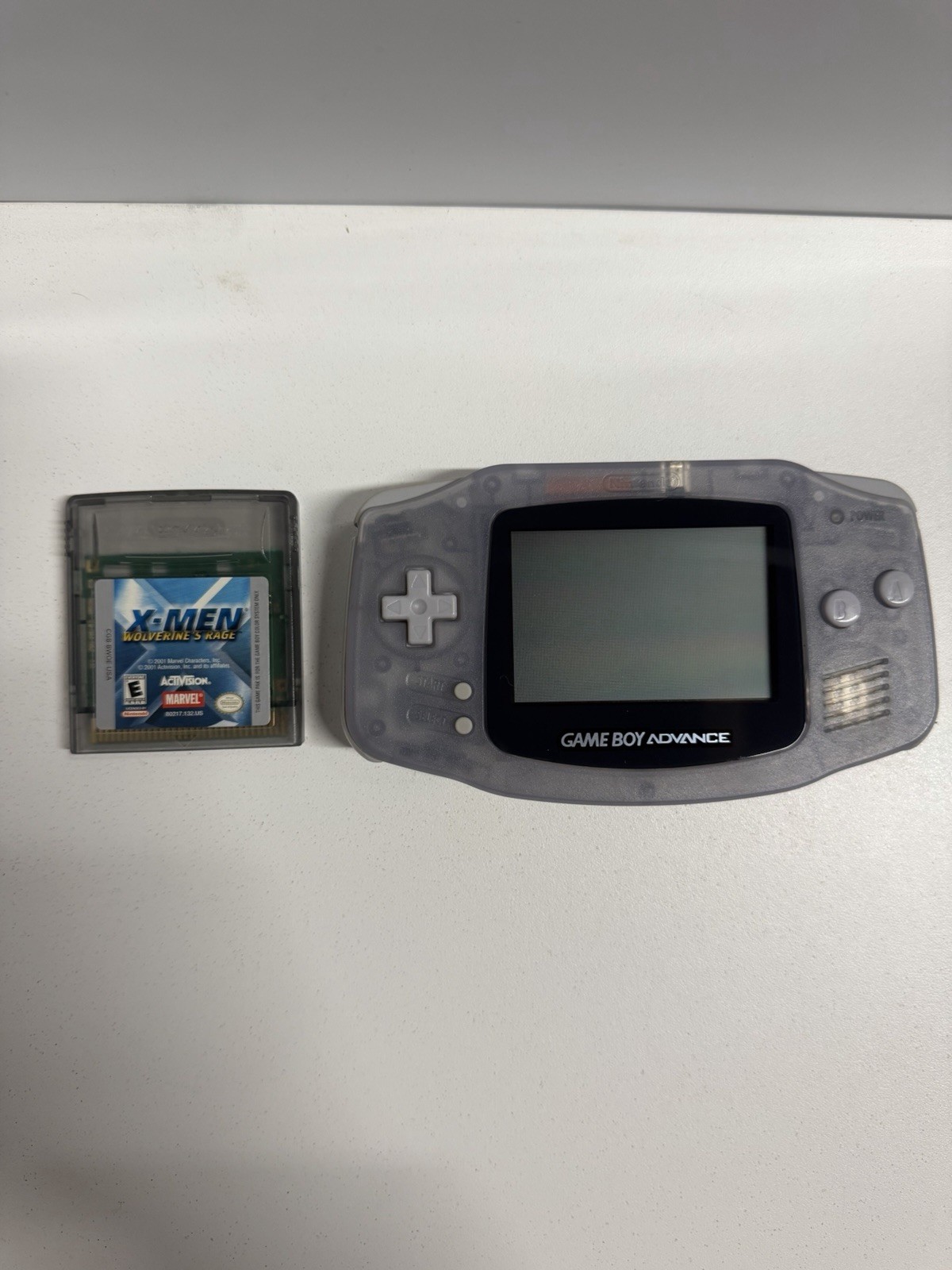 Nintendo Game Boy Advance GBA Glacier Handheld System Console – Tested