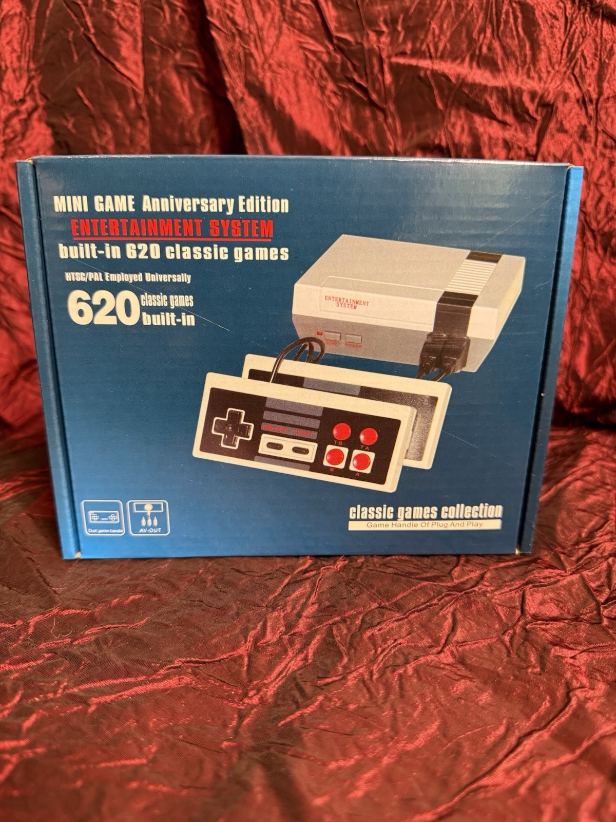Mini Game Anniversary Edition 620 Classic Games Built-In Entertainment System