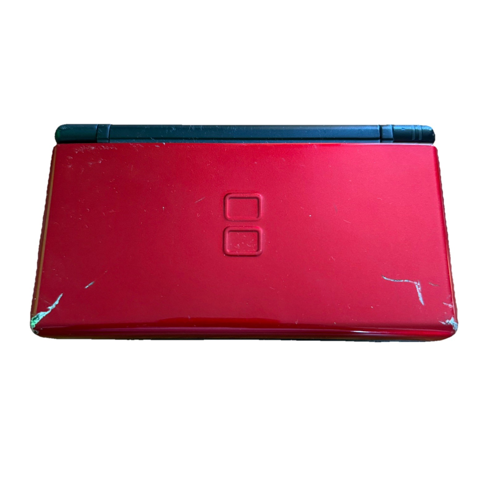 Nintendo DS Lite Handheld Game Console C/USG-USA-1 Red/Black -TESTED – *READ*
