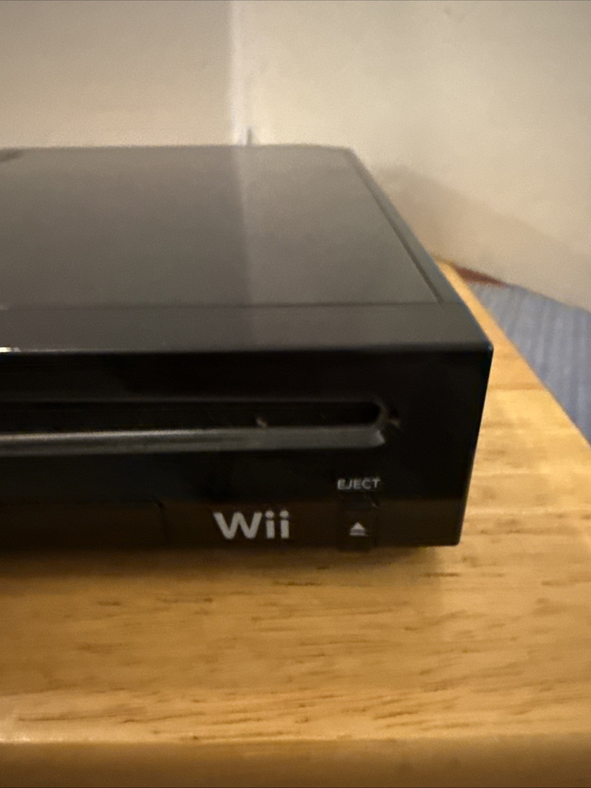 Nintendo Wii Console Bundle Black RVL-101 w/ Motion Plus Controller Cords