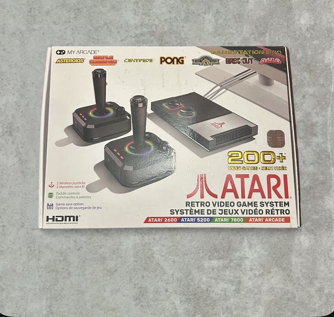 Atari GameStation Pro Arcade System Retro Video Game Console with 200+ Games