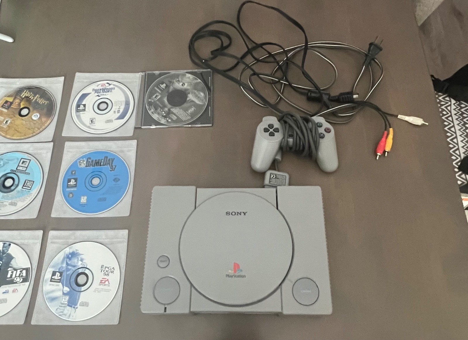 Sony PlayStation 1 PS1 Original Console System Bundle – Tested and Works