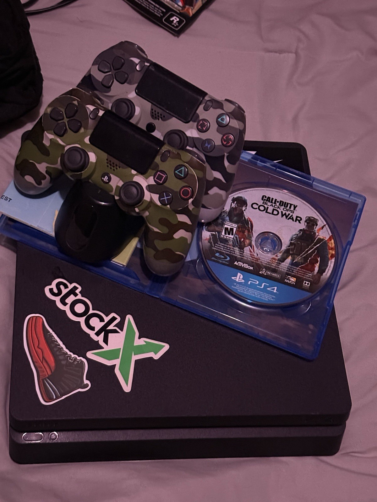 Sony PlayStation 4 Slim Camouflage Controllers Call of Duty Cold War