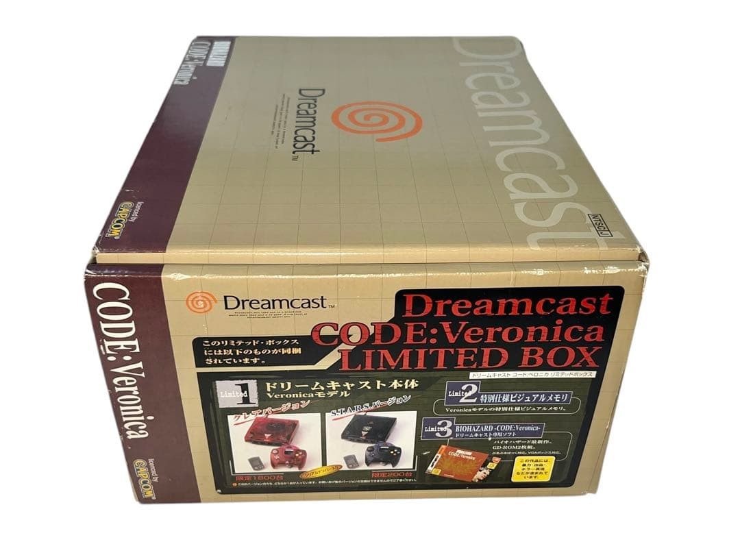 Dreamcast BIOHAZARD CODE VERONICA Limited Console System Boxed CLAIRE Tested 684