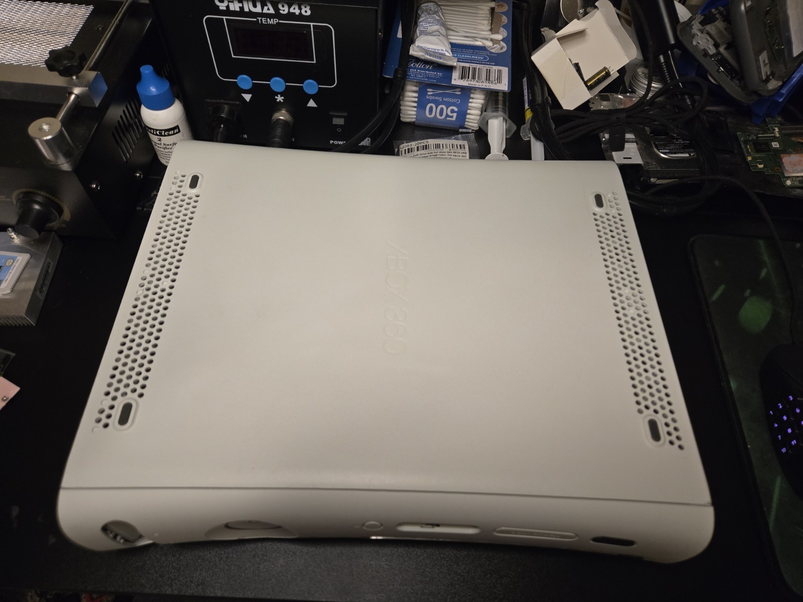 Microsoft Xbox 360 White Console Only, Restored And Working