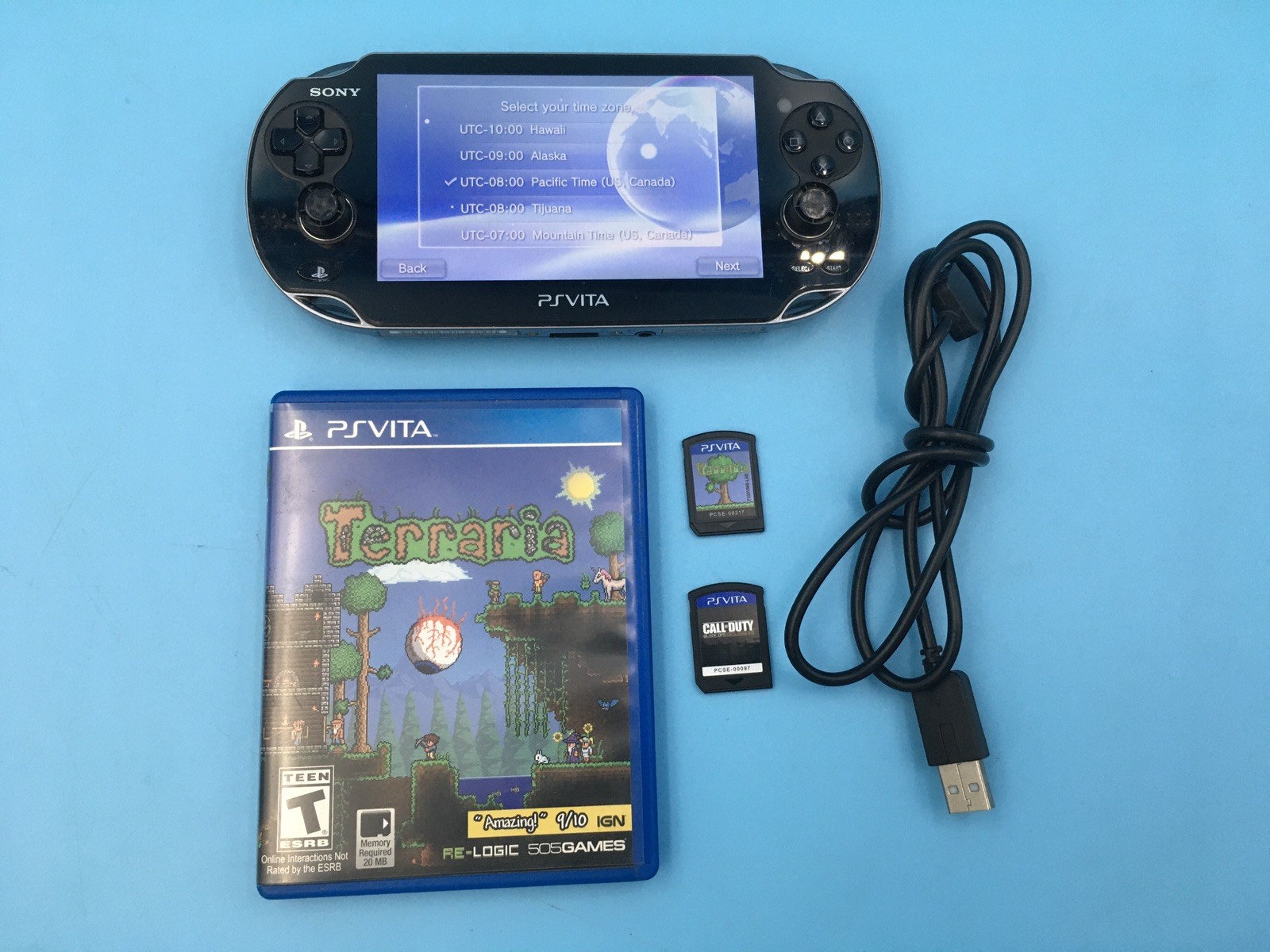 Sony PS Vita PCH-1101 Handheld w/ 2 Games