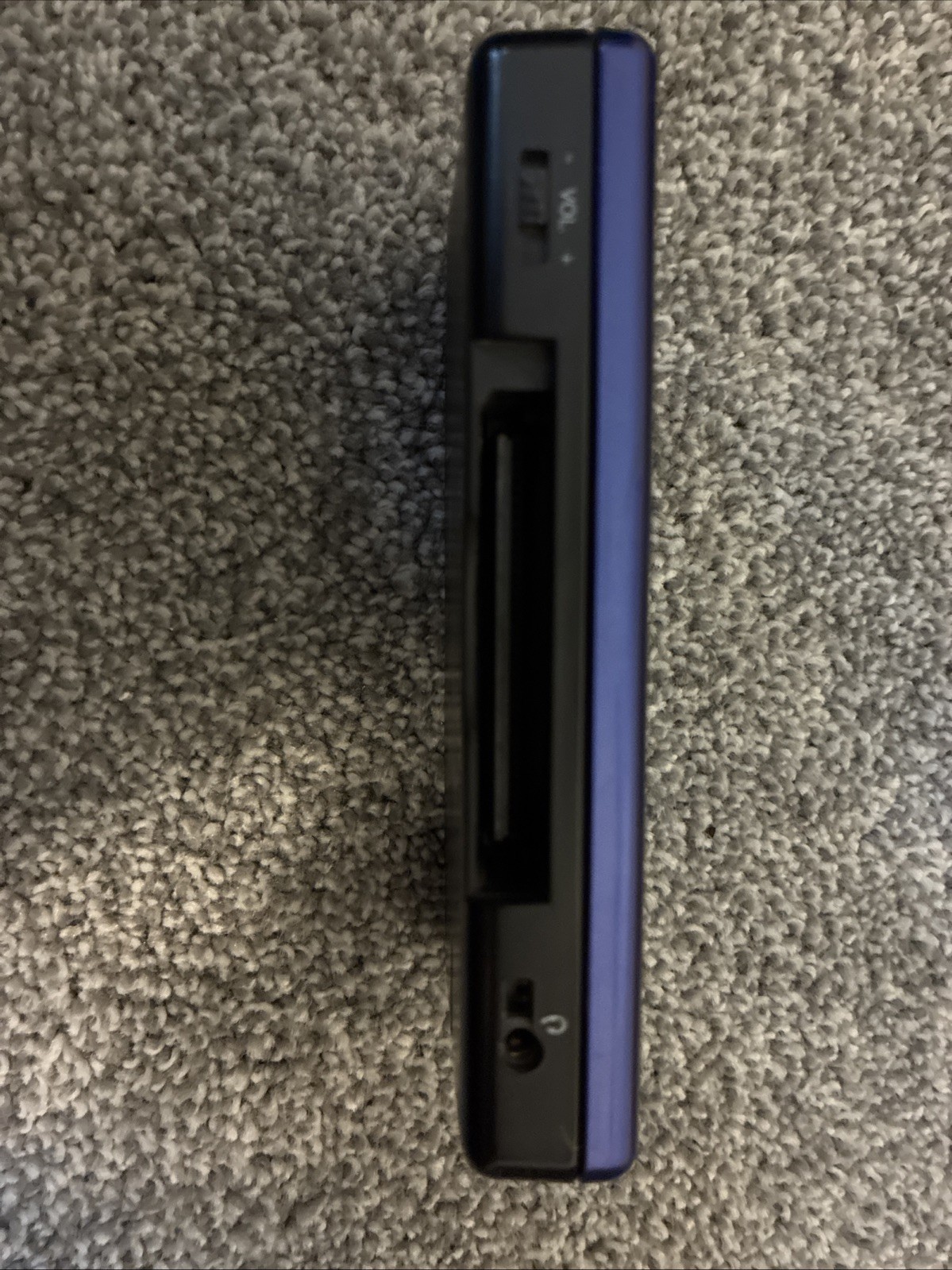 Nintendo DS Lite Cobalt Black with 2 Chargers Stylus ISSUES TESTED WORKING READ