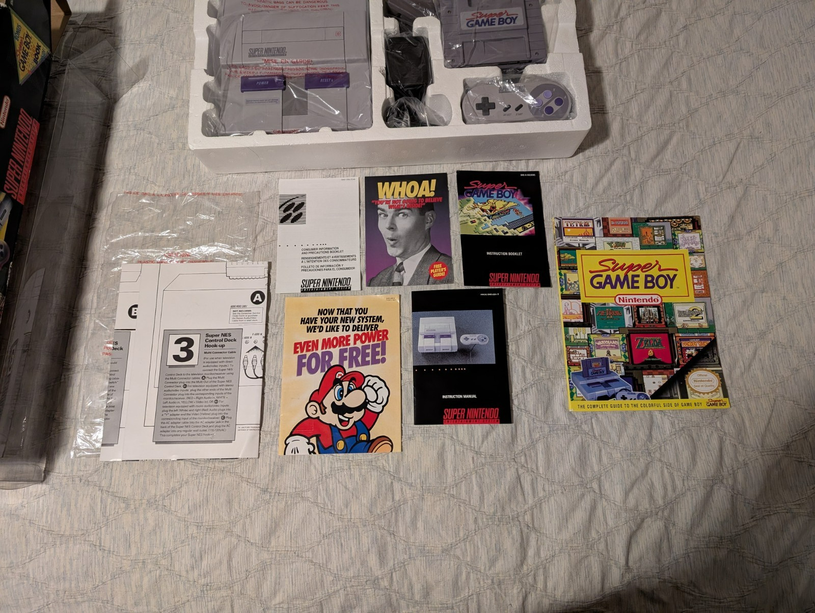 Super NES Super Game Boy Set (Nintendo SNES, 1994) Authentic – Complete CIB