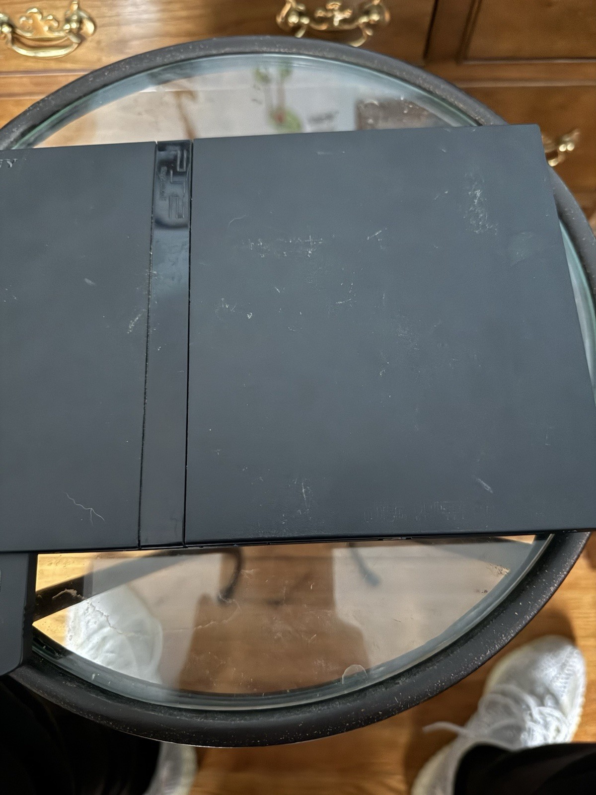 Sony PlayStation 2 (SLIM) – Tested – CONSOLE & 16MB Card, Cable And Controller