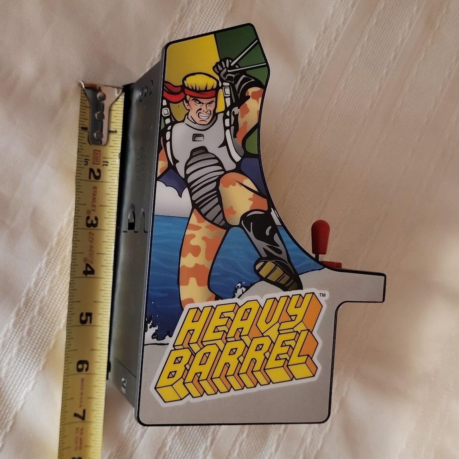 My Arcade Heavy Barrel 6″ Micro Player Retro Tabletop Video Game Joystick WORKS