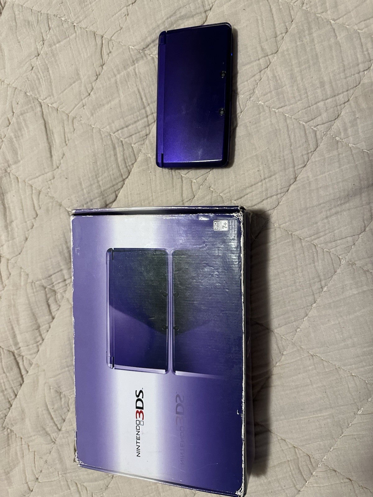 Nintendo 3ds Midnight Purple Excellent Condition USA Complete In Box CIB USA