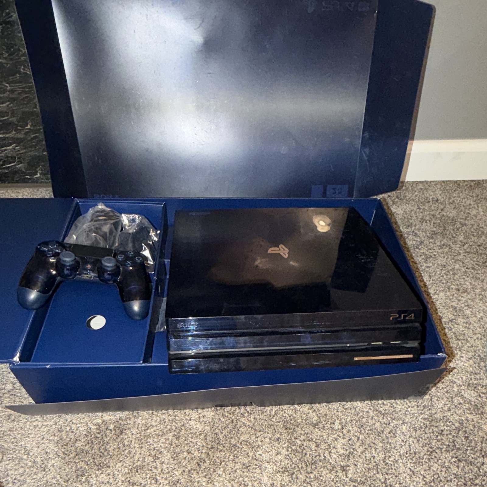 Sony PlayStation 4 Pro 500 Million Limited Edition 2TB 4K Blue CUH-7115B