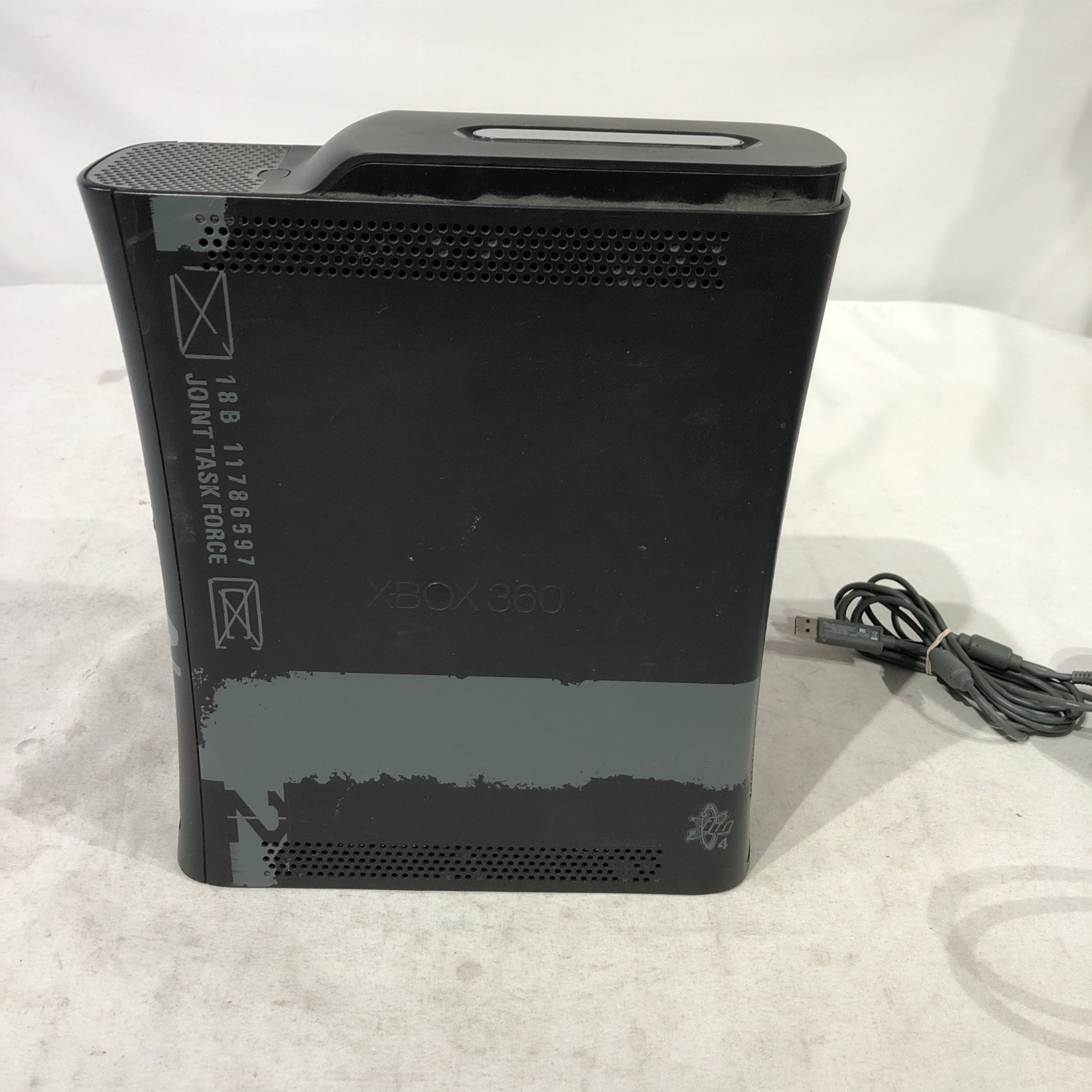 Xbox 360 120GB Joint Task Force Edition Console For Parts Powers On, Bad Disc