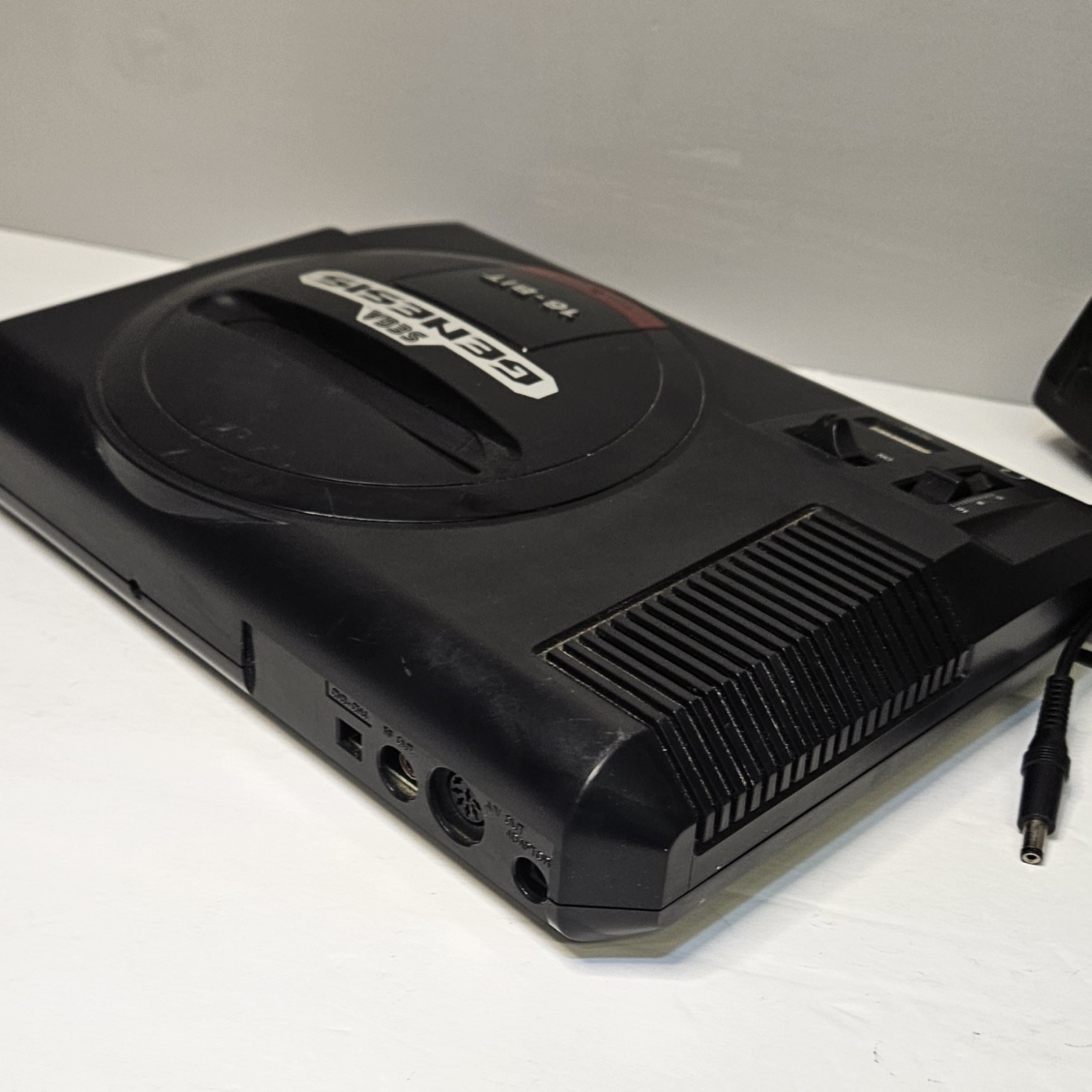 Sega Genesis Model 1 (1601) Console and OEM power cable adapter, Powers On