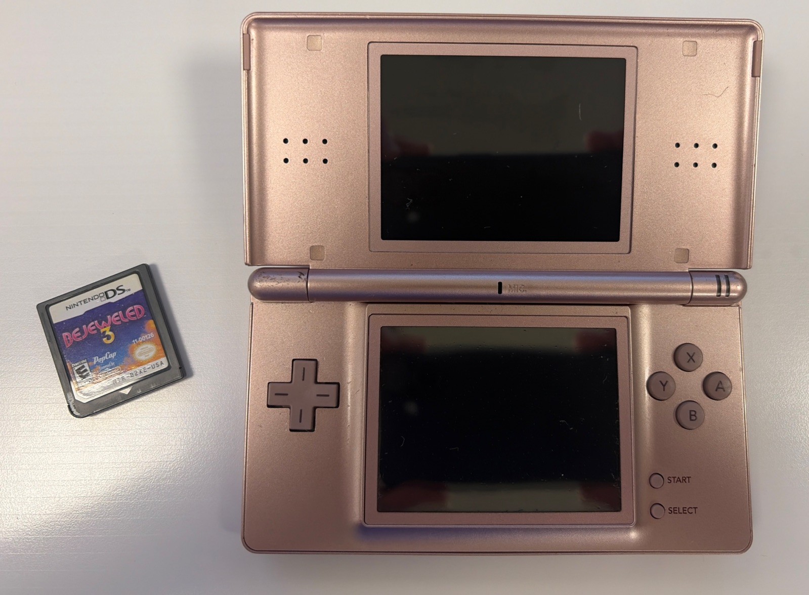 Nintendo DS Lite Handheld System Pink No Stylus or Charger