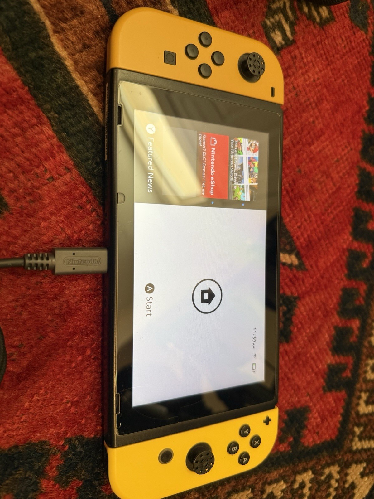Nintendo Switch Pokemon Let’s Go! Eevee Pikachu Edition Console w/ Joy-Con, Grip