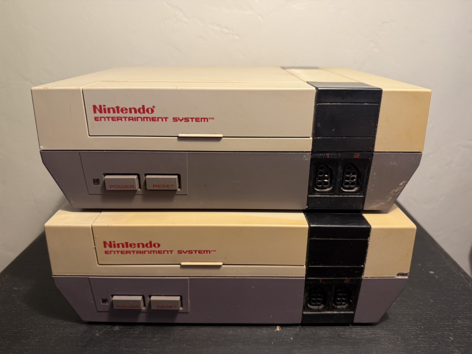 FOR PARTS/REPAIR Lot of 2 Nintendo Entertainment System NES Console READ DETAILS