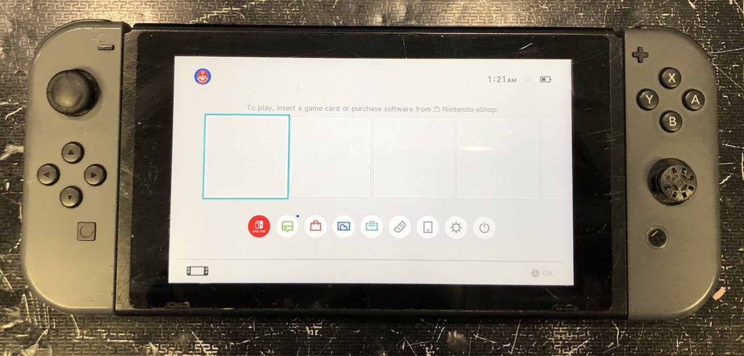 Nintendo Switch Cosmetic Damage