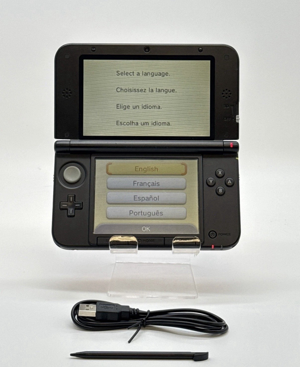 Nintendo 3DS XL LL SPR-001(JPN) Red/Black Console #15