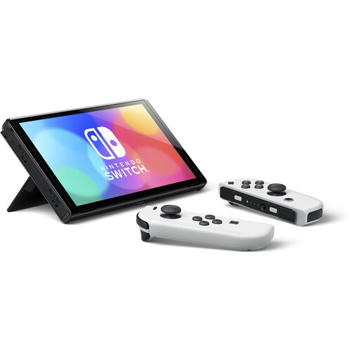 Nintendo Switch OLED White with Animal Crossing New Horizons Game