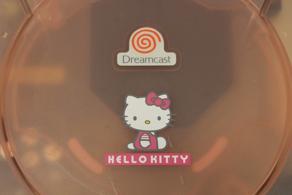 SEGA Dreamcast Hello Kitty Pink Console Controller AC AV HKT-3000 TESTED WORKING