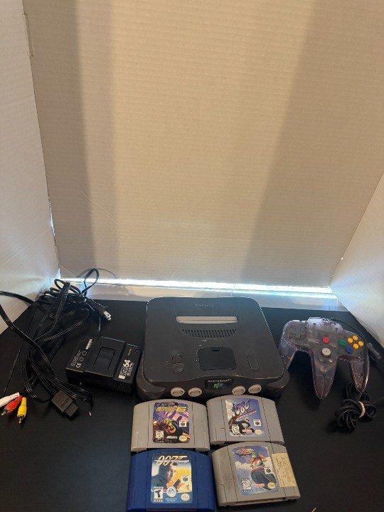Nintendo Nintendo 64 N64 Console Bundle 4 Games Controller Cords Tested Working