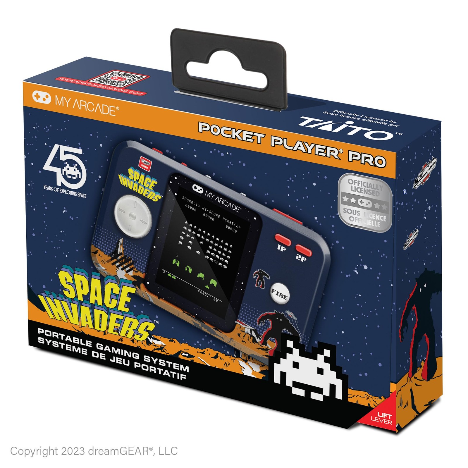 Space Invaders Pocket Player Pro: Retro Gaming Consoles, Fun Game for The Fam…
