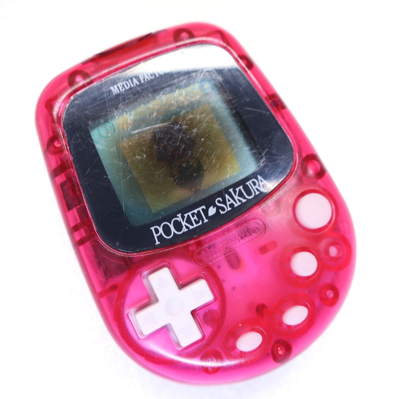 Junk Screen Burn Pocket Sakura Pedometer Magenta Pink MPG-002 Nintendo 1999