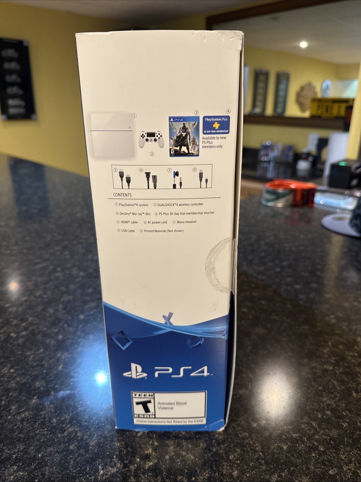 Sony PlayStation 4 500GB Glacier White Console Destiny Bundle Brand New & Sealed